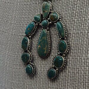 Sterling Silver Turquoise squash Blossom